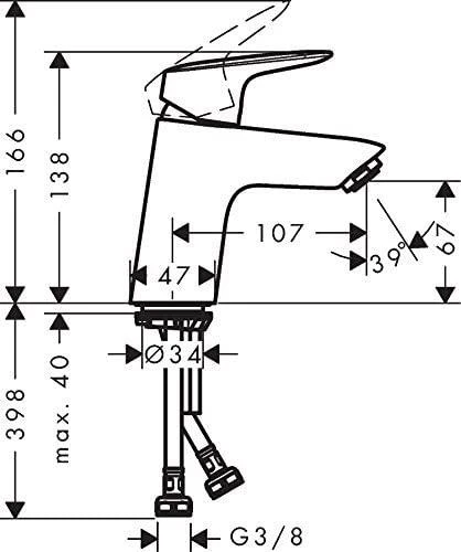 Praustuvo maišytuvas Hansgrohe Logis 71071000