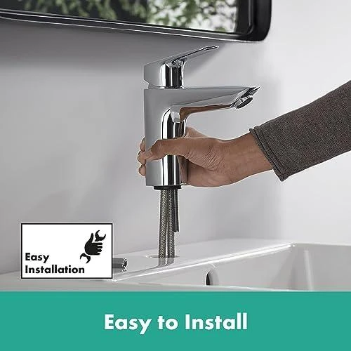 Hansgrohe izlietnes maisītājs Logis 100, ar push-open, hroms