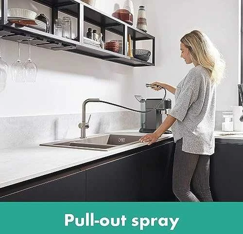 Maišytuvas su ištraukiama žarna Hansgrohe 72808800