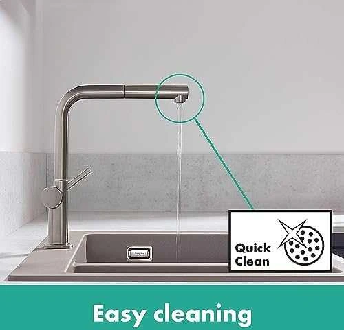 Maišytuvas su ištraukiama žarna Hansgrohe 72808800