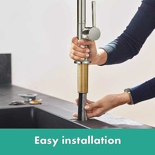 Maišytuvas su ištraukiama žarna Hansgrohe 72808800
