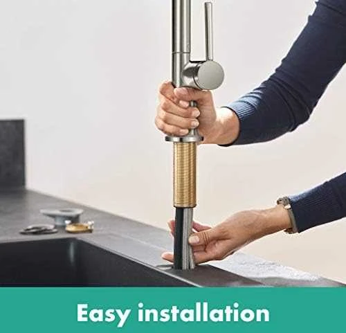 Plautuvės maišytuvas Hansgrohe Talis M54, 72804800, nerūd. plieno