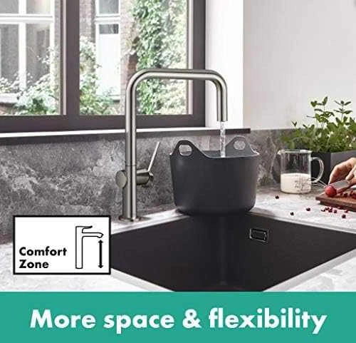 Plautuvės maišytuvas Hansgrohe Talis M54, U 220, 1jet, 72806800, nerūd. plieno