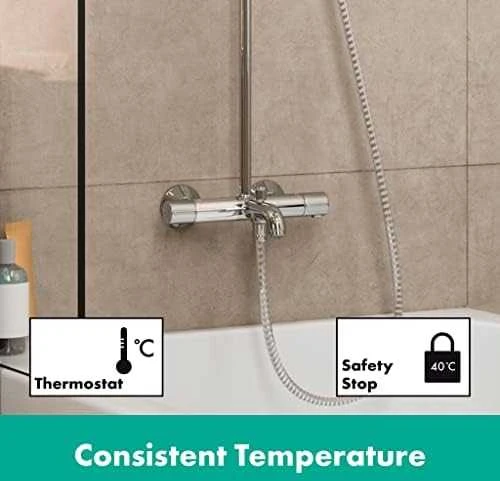 Dušo komplektas Hansgrohe Vernis Blend Showerpipe 200 1jet, 26274000