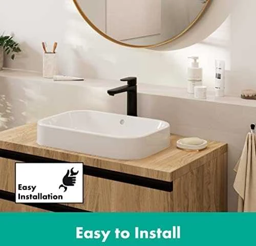 Praustuvo maišytuvas Hansgrohe Vernis Blend 190, 71582670 (juoda matinė)