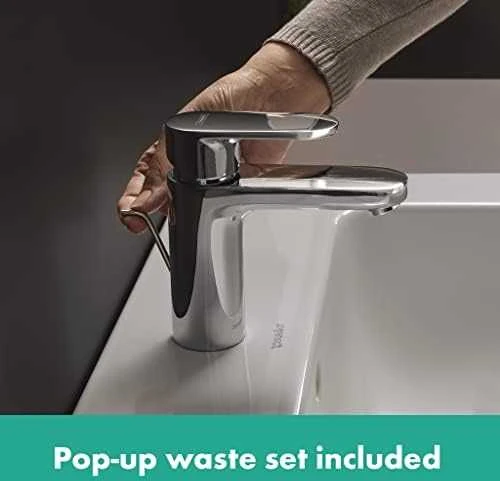 Praustuvo maišytuvas Hansgrohe Vernis Blend 100 CoolStart, 71585000, chromas