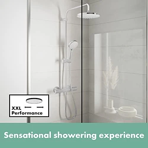 Hansgrohe Termostatinis dušo komplektas VERNIS BLEND 26276000 chromo
