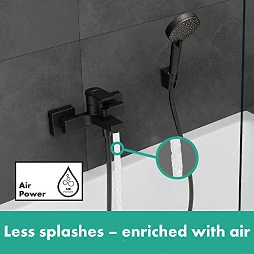 Hansgrohe Vonios maišytuvas Vernis Shape juodas 71450670