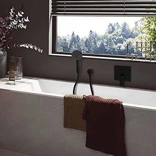 Potinkinis dušo maišytuvas Hansgrohe Vivenis 75615670, juodas matinis