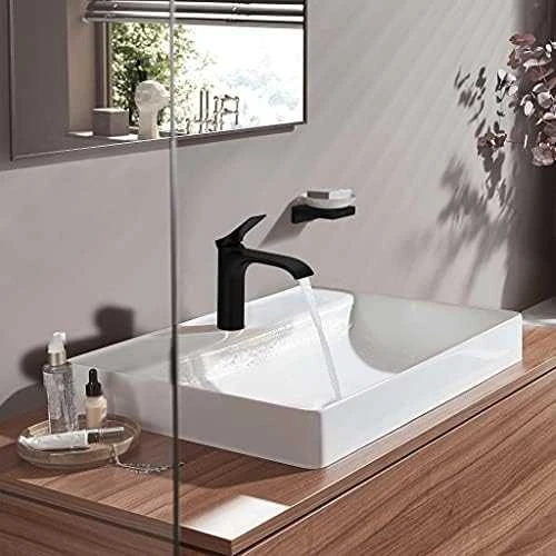 Praustuvo maišytuvas Hansgrohe Vivenis 75020670, juodas matinis