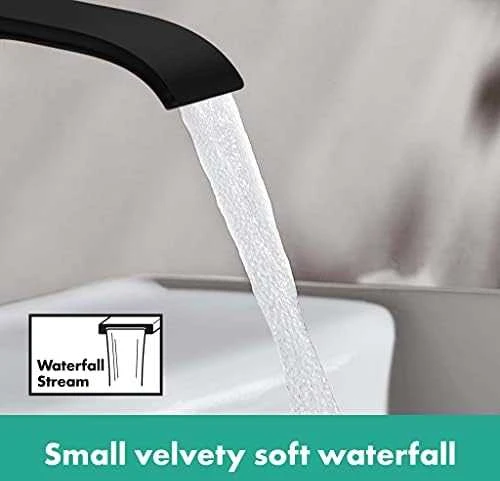 Praustuvo maišytuvas Hansgrohe Vivenis 75020670, juodas matinis