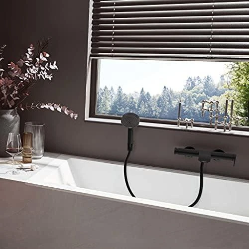 Vonios maišytuvas Hansgrohe Vivenis 75420670, juodas matinis