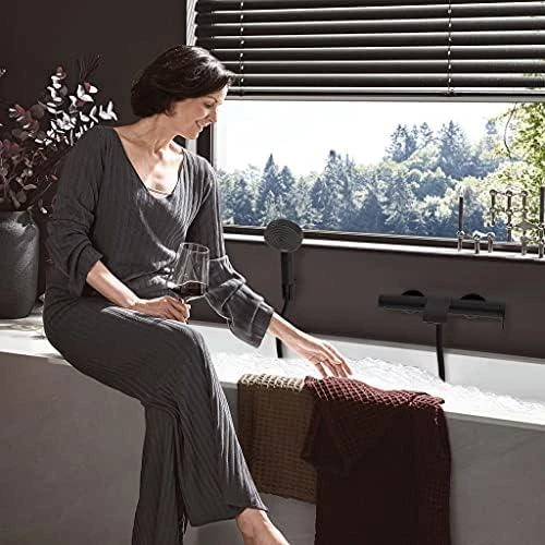 Vonios maišytuvas Hansgrohe Vivenis 75420670, juodas matinis