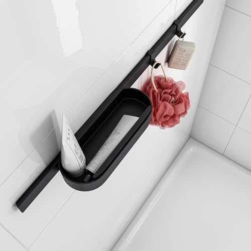 Rankšluosčio kabliukas Hansgrohe WallStoris, 27914670, juoda matinė, 2vnt
