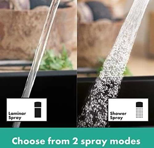 Plautuvės maišytuvas su ištraukiama žarna Hansgrohe Zesis M33, 74801800,