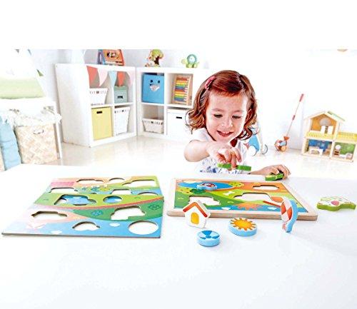 HAPE dėlionė Saulėtas slėnis 3in1, E1601A