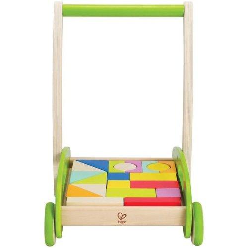 HAPE žaislinis vežimėlis su kaladėlėmis, E0371