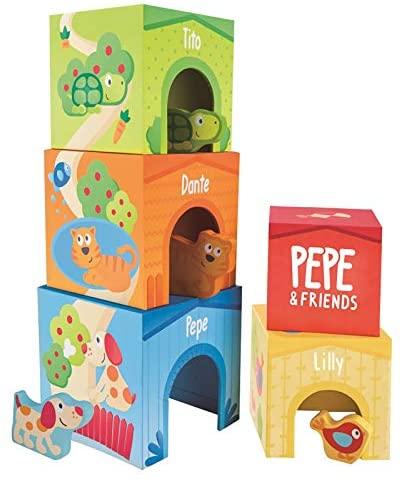 HAPE didelės kaladėlės Pepė ir draugai, E0451A