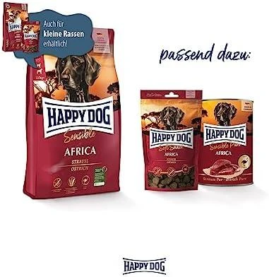 Happy Dog Sensible Africa 12,5kg pašaras šunims