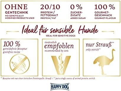 Happy Dog Sensible Africa 12,5kg pašaras šunims