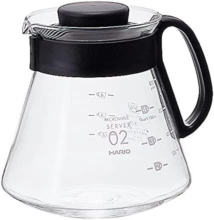 Hario V60-02 stiklinis kavinukas su matavimo skale