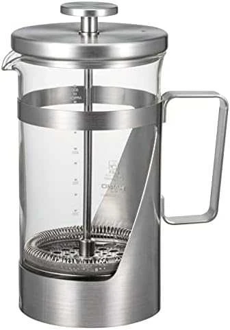 Hario 600ml prancūziškas kavinukas su metaliniu rėmu