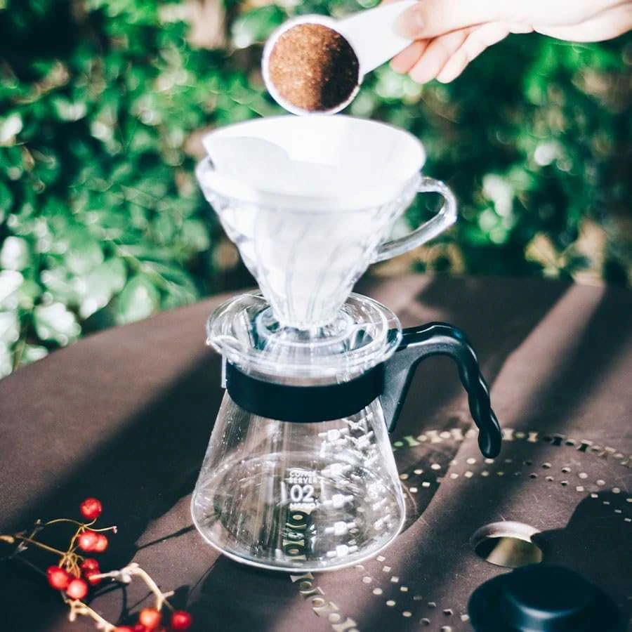 HARIO V60 Craft Coffee lašintuvų rinkinys +serveriai+filtrai