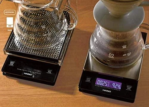 Virtuvinės svarstyklės Drip scale Hario V60 Juodas