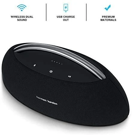 Harman Kardon Go + Play Mini nešiojama kolonėlė, Juodos spalvos
