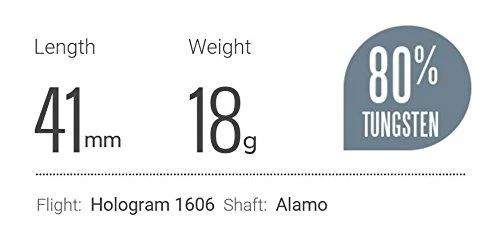 Harrows Smiginis ASSASSIN HEAVY 4720 3x32gR W80