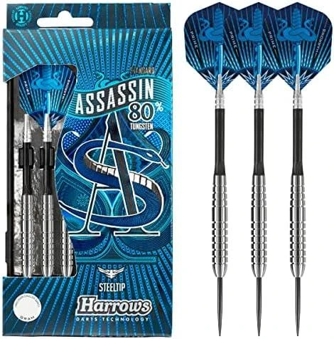 Harrows Smiginio strėlytės plieno antgalis ASSASSIN W80 3x24gK