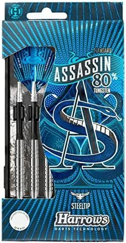 Harrows Smiginio strėlytės plieno antgalis ASSASSIN W80 3x24gK