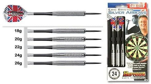 Harrows Darts Sidabrinis ARROWS 5185 3x20gK