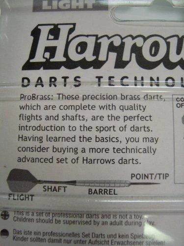 Harrows Smiginis PRO BRASS 1538 3xLight