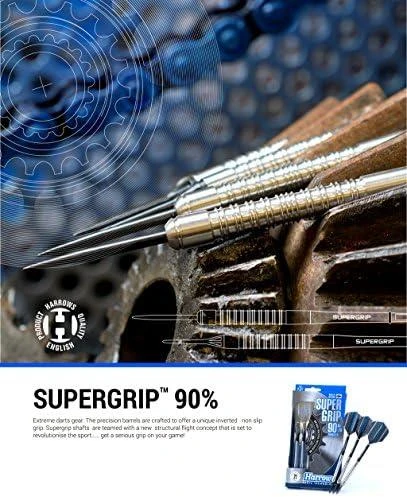 Harrows Smiginio strėlytės plieno antgalis SUPERGRIP W90 3x22gR