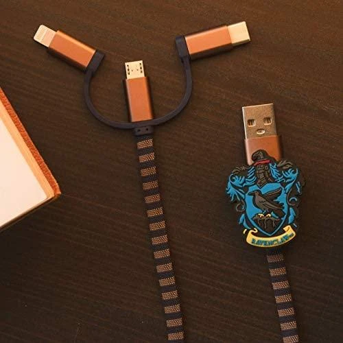 USB laidas Thumbs Up USB-A - USB-C + microUSB + Lightning 1 m Ruda (1002653)