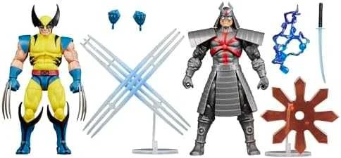Hasbro Marvel Legends Wolverine & Sidabrinis Samurai Gameverse pack 2 figures 15cm