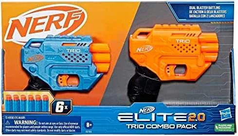 Hasbro *****NERF ELITE 2.0 Trio Combo Pack F6786 F6366
