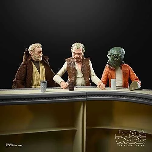 Hasbro Star Wars Juodas Series The Power Of The Force Cantina Showdown pack figure 15cm