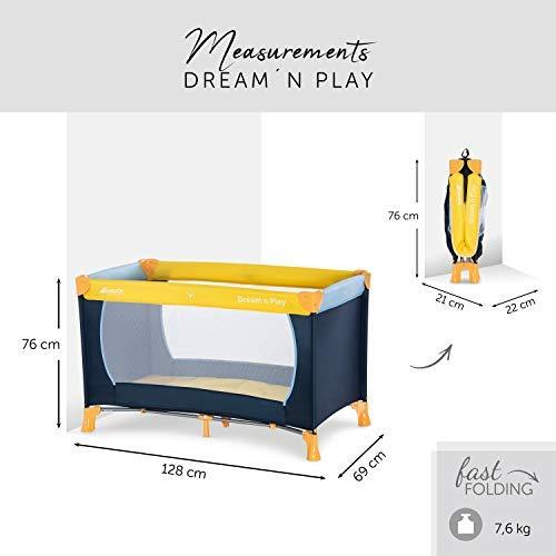 HAUCK lovelė - maniežas DREAM'n PLAY, Y/B/N