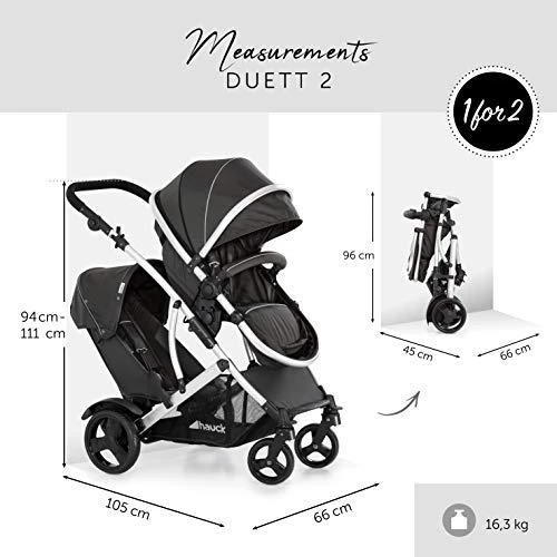 Hauck Duett 2 Juodas 500118