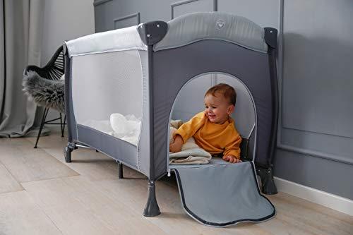 HAUCK lovelė - maniežas Sleep N Play Go Plus stone 600740