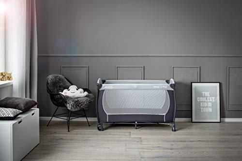 HAUCK lovelė - maniežas Sleep N Play Go Plus stone 600740