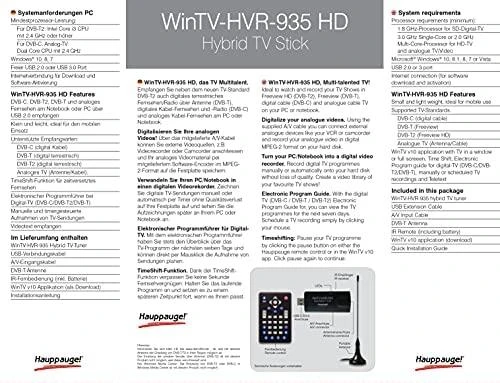 Hauppauge WinTV-HVR-935HD Analoginis, DVB-C, DVB-T, DVB-T2 USB