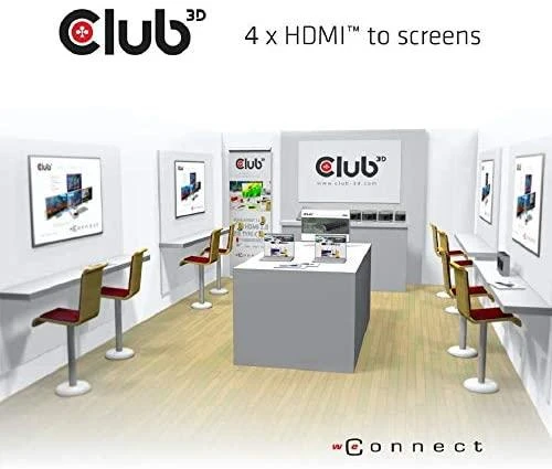 Club 3D CLUB3D HDMI 2.0 UHD skirstytuvas, 4 prievadai