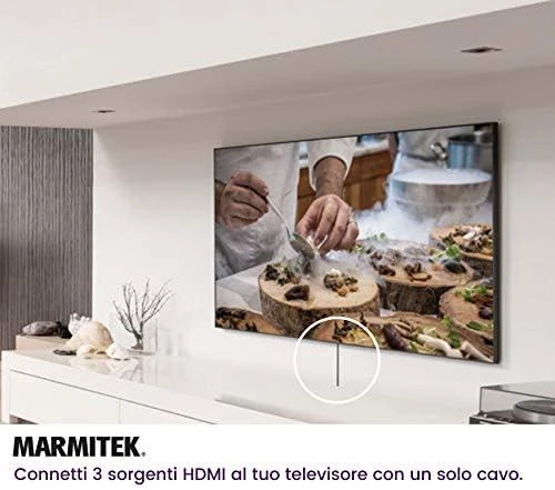 „Marmitek Connect 310 UHD 2.0“, HDMI, 2.0b, juodas, 18 Gbit/s, 600 MHz, 2560 x 2048 pikselių