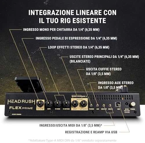 Headrush Flex Prime -multiefektiprosessori