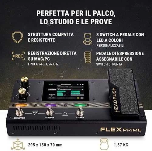 Headrush Flex Prime -multiefektiprosessori