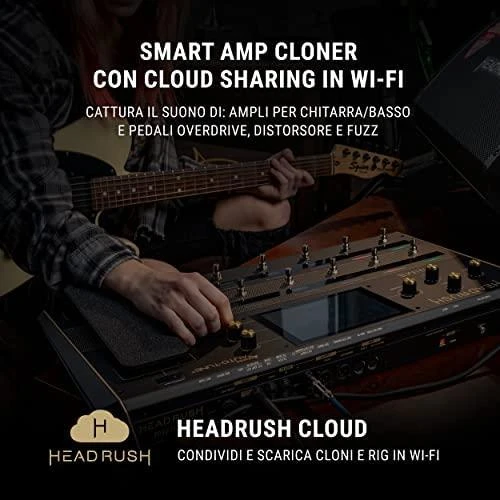HDR Headrush Prime – multiefektinis, gitaros ir vokalo procesorius