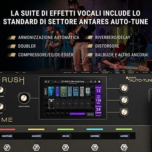 HDR Headrush Prime – multiefektinis, gitaros ir vokalo procesorius